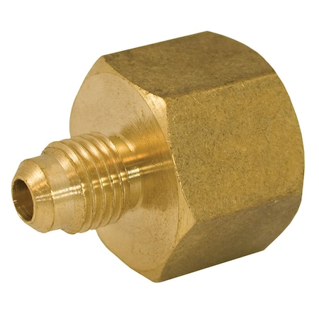 Jones Stephens 1/2in. x 3/8in. Brass Flare x FIP Coupling F40052